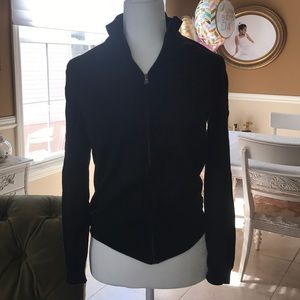 Hugo Boss sweater , zip up, black